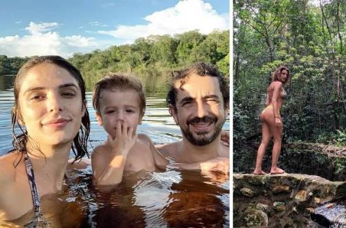 Rafa Brites e Felipe Andreoli curtem viagem no Amazonas Rafa Brites e Felipe Andreoli curtem viagem no Amazonas