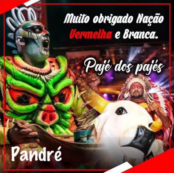 André Nascimento se despede do posto de pajé boi Garantido André Nascimento se despede do posto de pajé boi Garantido