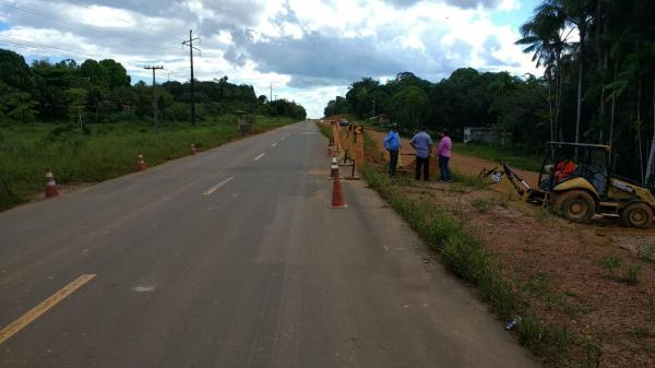 Rodovia AM-070, próximo a Manacapuru, não desabou, diz Seinfra Rodovia AM-070, próximo a Manacapuru, não desabou, diz Seinfra