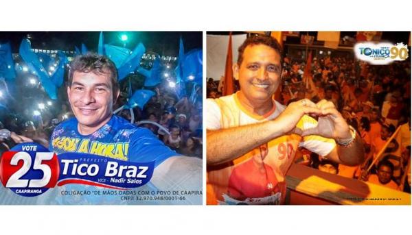 Caapiranga vota hoje (07) entre Tico Braz e Tonico Queiroz para eleger novo prefeito Caapiranga vota hoje (07) entre Tico Braz e Tonico Queiroz para eleger novo prefeito