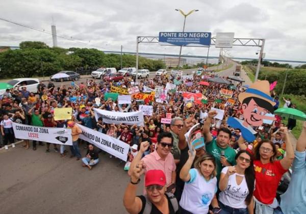 Governo do AM recebe sindicatos para negociar fim da greve nesta terça (23) Governo do AM recebe sindicatos para negociar fim da greve nesta terça (23)