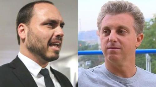 Filho de Bolsonaro sai em defesa do pai e parte para cima de Luciano Huck Filho de Bolsonaro sai em defesa do pai e parte para cima de Luciano Huck