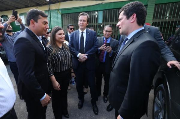 Wilson e Moro acertam patrulhamento da fronteira do AM Wilson e Moro acertam patrulhamento da fronteira do AM
