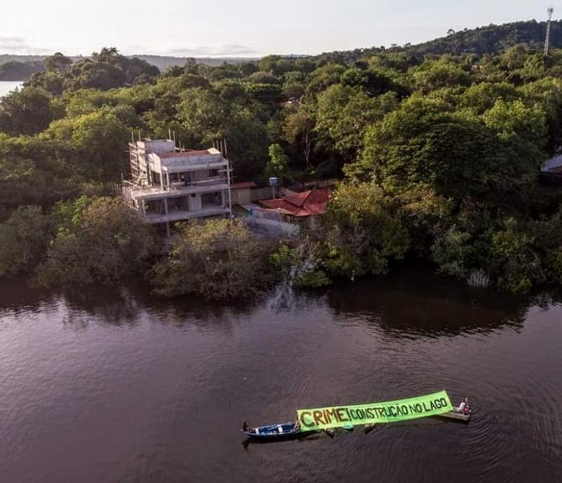 MPF pede paralisação urgente de obra às margens do Lago Verde, em Santarém (PA) MPF pede paralisação urgente de obra às margens do Lago Verde, em Santarém (PA)