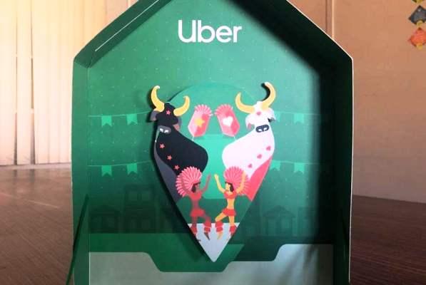 Uber comete gafe e põe estrela vermelha no Caprichoso Uber comete gafe e põe estrela vermelha no Caprichoso