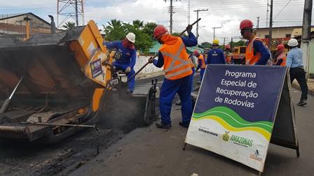 Seinfra reinicia obras do sistema viário de Parintins no dia 3 de julho Seinfra reinicia obras do sistema viário de Parintins no dia 3 de julho