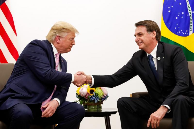 Bolsonaro e Trump conversam sobre OCDE, Venezuela e comércio bilateral Bolsonaro e Trump conversam sobre OCDE, Venezuela e comércio bilateral