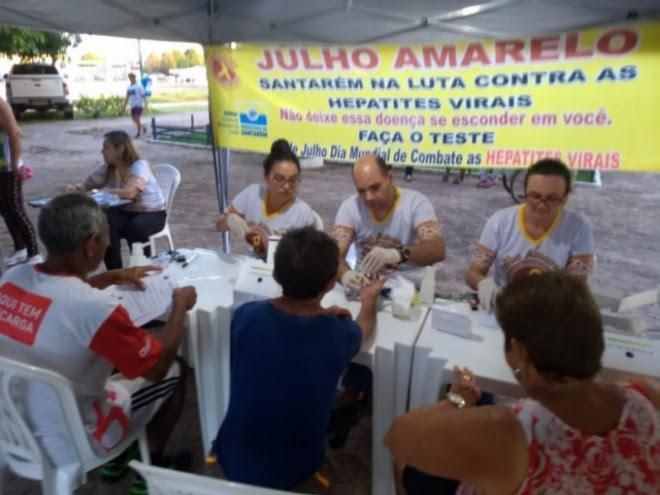 Santarém abre nesta sexta (5) campanha 'Julho Amarelo' de combate às hepatites virais Santarém abre nesta sexta (5) campanha 'Julho Amarelo' de combate às hepatites virais