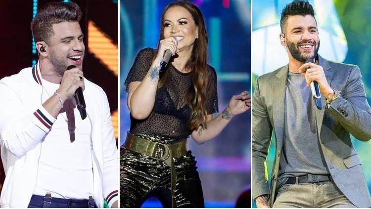 Solange Almeida, Gusttavo Lima, e Ávine Vinny agitam o Fest Verão Salinas, nesta sexta (26) Solange Almeida, Gusttavo Lima, e Ávine Vinny agitam o Fest Verão Salinas, nesta sexta (26)