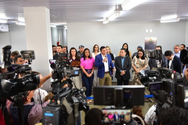 Wilson Lima inaugura 16ª Cicom e Delegacia de Proteção à Criança e ao Adolescente Wilson Lima inaugura 16ª Cicom e Delegacia de Proteção à Criança e ao Adolescente