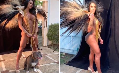 Seminua, Gracyanne Barbosa é comparada a mutante e rebate internauta Seminua, Gracyanne Barbosa é comparada a mutante e rebate internauta