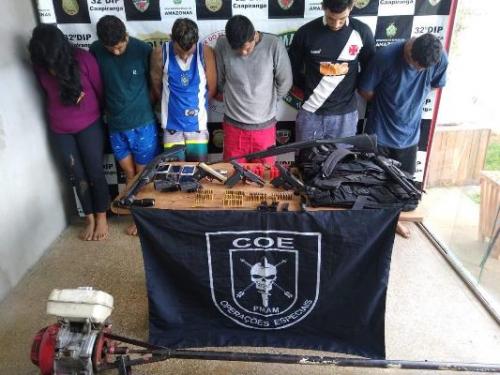 Detentos que fugiram de delegacia em Caapiranga são recapturados Detentos que fugiram de delegacia em Caapiranga são recapturados