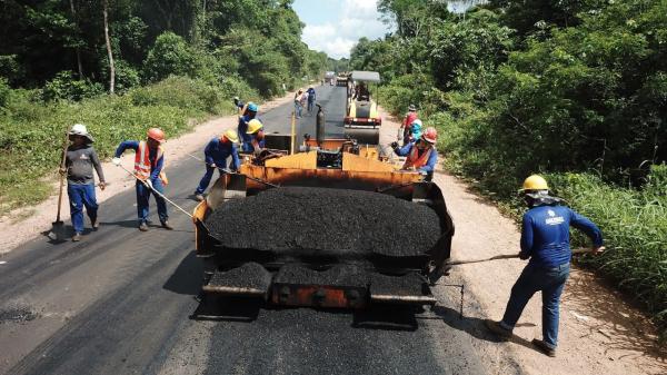 Por determinação de Wilson Lima, obras avançam em 48 municípios do AM Por determinação de Wilson Lima, obras avançam em 48 municípios do AM