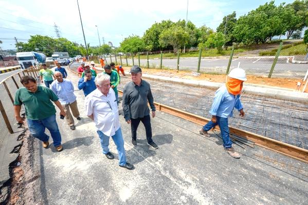 Bola da Suframa, em Manaus, recebe pavimentação em concreto Bola da Suframa, em Manaus, recebe pavimentação em concreto