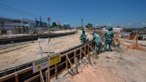Rua Pará interditada para avanço de obras de Complexo Viário, em Manaus Rua Pará interditada para avanço de obras de Complexo Viário, em Manaus
