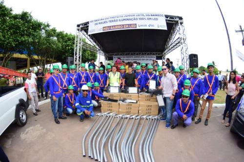 Maués inova e será o primeiro município do AM com iluminação 100% LED, diz prefeito Maués inova e será o primeiro município do AM com iluminação 100% LED, diz prefeito