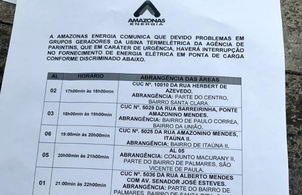 Após privatização da Amazonas Energia, interior fica mais tempo na escuridão Após privatização da Amazonas Energia, interior fica mais tempo na escuridão