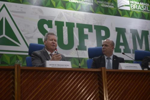| Em reunião do CAS, prefeito defende importância ambiental e social da Zona Franca | Em reunião do CAS, prefeito defende importância ambiental e social da Zona Franca