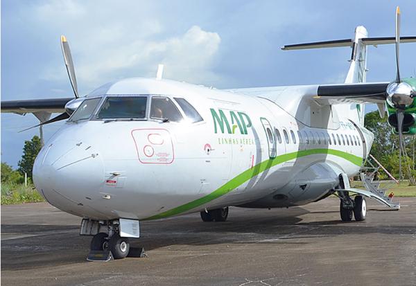 Falta de combustível fez motores de avião da MAP apagarem no voo para Manaus Falta de combustível fez motores de avião da MAP apagarem no voo para Manaus