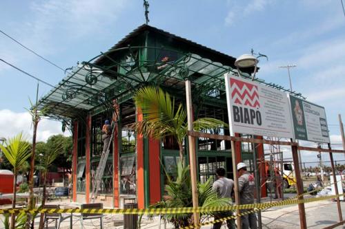 Símbolo da Belle Époque, Pavilhão Universal será entregue no aniversário de Manaus Símbolo da Belle Époque, Pavilhão Universal será entregue no aniversário de Manaus