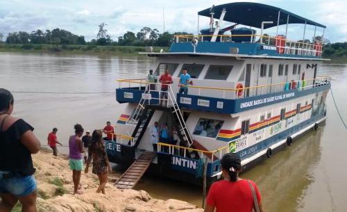 UBS Fluvial de Parintins ultrapassa 160 atendimentos em passagem pela região do Limão UBS Fluvial de Parintins ultrapassa 160 atendimentos em passagem pela região do Limão