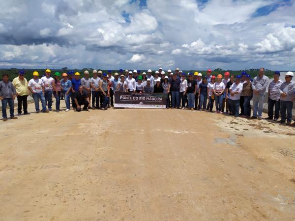 Suframa acompanha obra de ponte que vai ligar Acre à Rondônia Suframa acompanha obra de ponte que vai ligar Acre à Rondônia