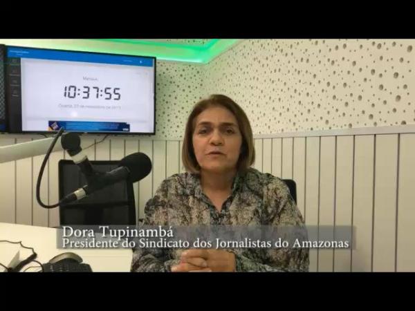 Jornalistas do AM realizam ato contra extinção do registro profissional nesta quarta (4) Jornalistas do AM realizam ato contra extinção do registro profissional nesta quarta (4)