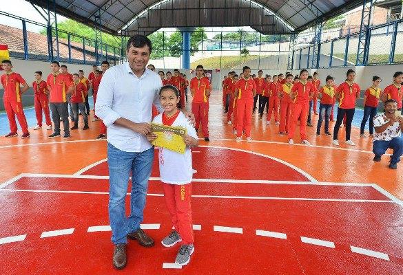 Wilson Lima visita obras de escolas do programa 'Muda Manaus' Wilson Lima visita obras de escolas do programa 'Muda Manaus'