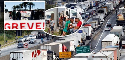 Caminhoneiros confirmam que irão entrar em greve nacional na próxima semana Caminhoneiros confirmam que irão entrar em greve nacional na próxima semana