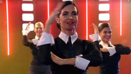 Fátima Bernardes faz apresentação de dança ao som de Madonna Fátima Bernardes faz apresentação de dança ao som de Madonna