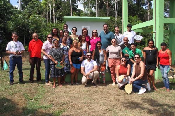 Poços artesianos já beneficiam 2 mil famílias em quatro comunidades da RDS do Tupé Poços artesianos já beneficiam 2 mil famílias em quatro comunidades da RDS do Tupé