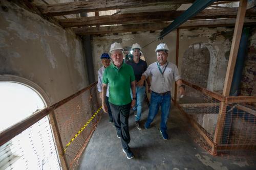 Obra da Biblioteca Municipal chega a 70% e entrega está prevista para fevereiro de 2020 Obra da Biblioteca Municipal chega a 70% e entrega está prevista para fevereiro de 2020