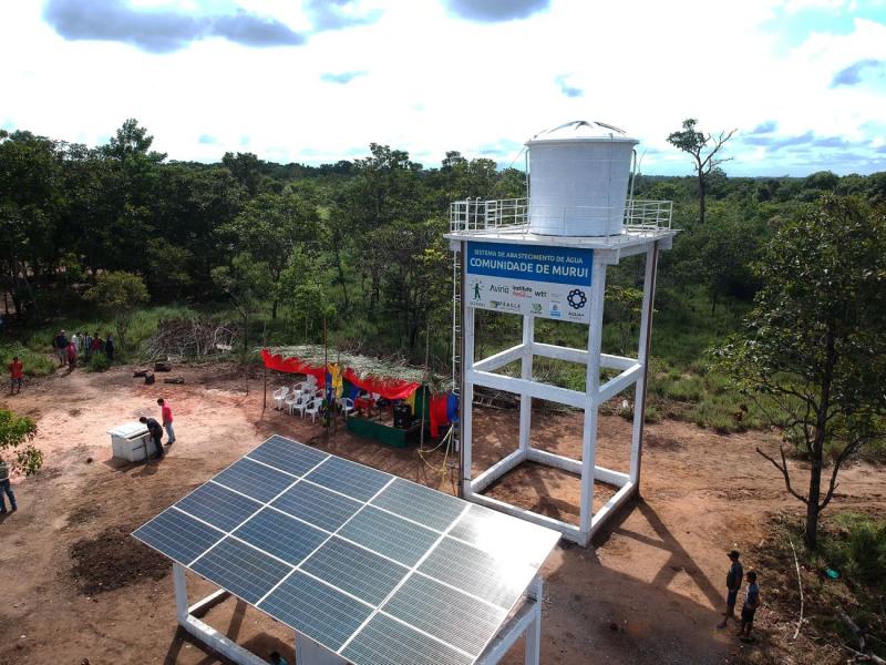 Prefeitura de Santarém entrega sistema de água movido à energia solar, em comunidade Prefeitura de Santarém entrega sistema de água movido à energia solar, em comunidade