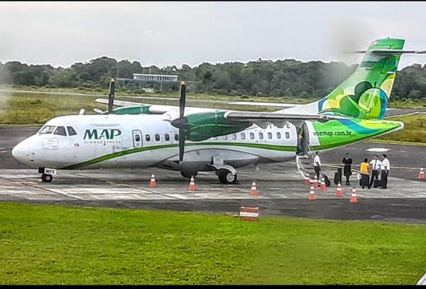 Princípio de incêndio no voo da Map Manaus Carauri Princípio de incêndio no voo da Map Manaus Carauri