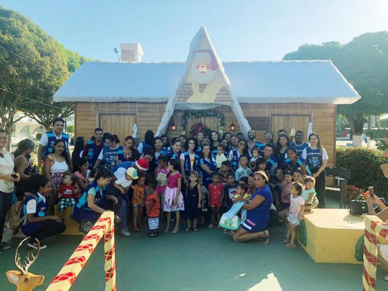 Quase 20 mil pessoas visitam a casinha do Papai Noel, em Santarém (PA) Quase 20 mil pessoas visitam a casinha do Papai Noel, em Santarém (PA)