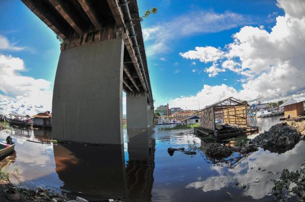 Ponte do Educandos, em Manaus, será fechada para continuidade de revitalização Ponte do Educandos, em Manaus, será fechada para continuidade de revitalização