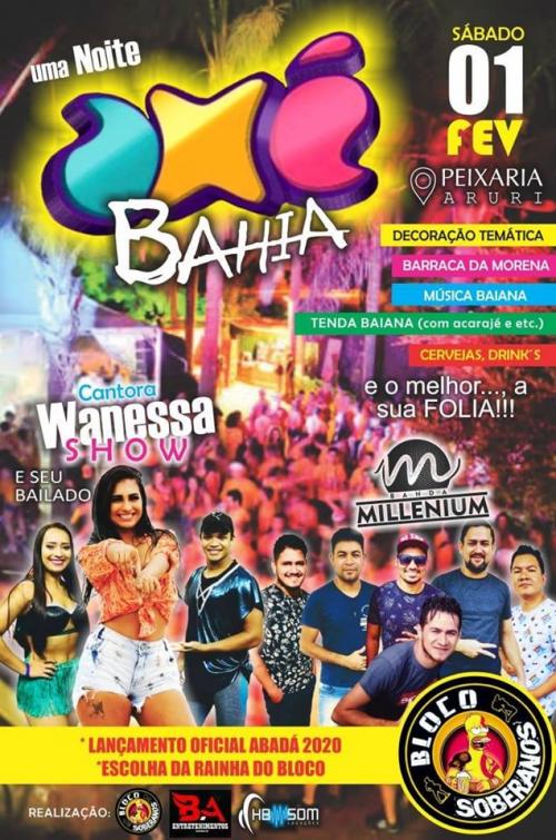 Manicoré realiza neste sábado (1º) 'Uma Noite Axé Bahia' Manicoré realiza neste sábado (1º) 'Uma Noite Axé Bahia'