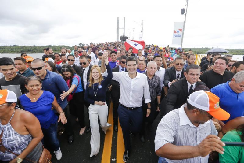 Ponte União é inaugurada e tráfego de veículos na Alça Viária está liberado Ponte União é inaugurada e tráfego de veículos na Alça Viária está liberado