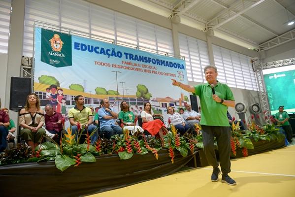 Prefeito de Manaus inaugura primeiro Centro Integrado para a educação transformadora Prefeito de Manaus inaugura primeiro Centro Integrado para a educação transformadora