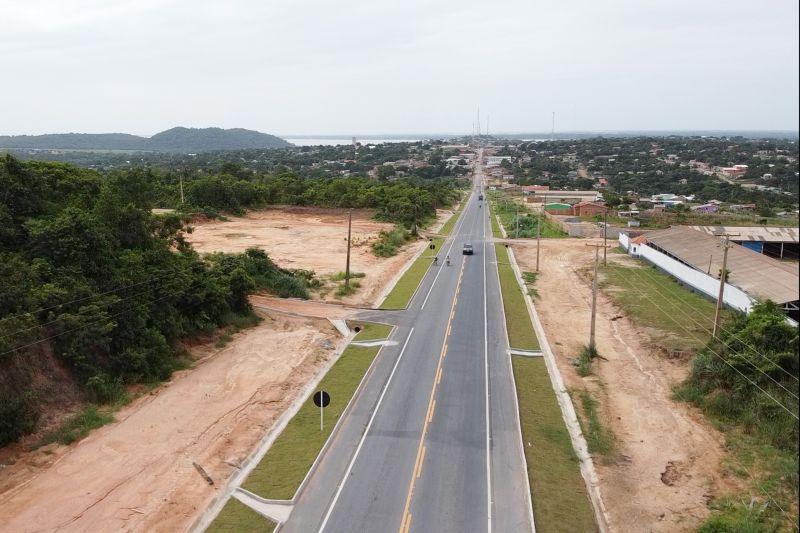 Pavimentação da PA-437 incentiva desenvolvimento em Óbidos Pavimentação da PA-437 incentiva desenvolvimento em Óbidos