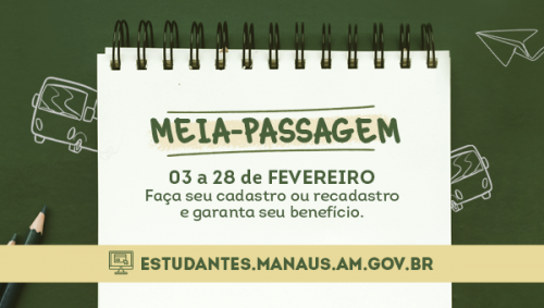 Meia-passagem: faça seu cadastro e garanta seu benefício Meia-passagem: faça seu cadastro e garanta seu benefício