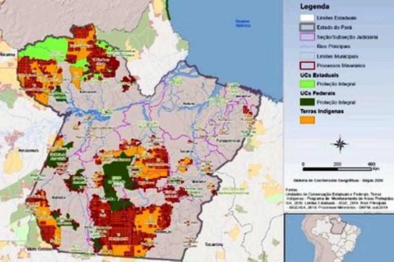 MPF pede que Justiça cancele urgente processos minerários em terras indígenas de todo Pará MPF pede que Justiça cancele urgente processos minerários em terras indígenas de todo Pará