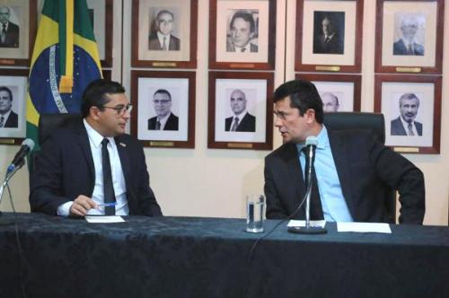 Wilson reforça interlocução com Moro no combate ao crime organizado no Amazonas Wilson reforça interlocução com Moro no combate ao crime organizado no Amazonas