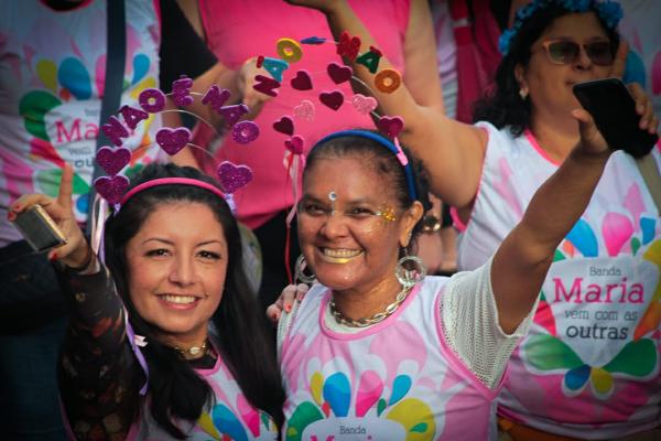 Banda 'Maria Vem com as Outras' une mulheres contra a violência no Carnaval Banda 'Maria Vem com as Outras' une mulheres contra a violência no Carnaval