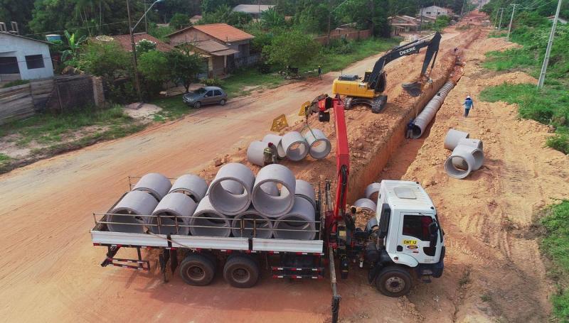 Maior obra de esgotamento sanitário de Santarém entra em fase de conclusão Maior obra de esgotamento sanitário de Santarém entra em fase de conclusão