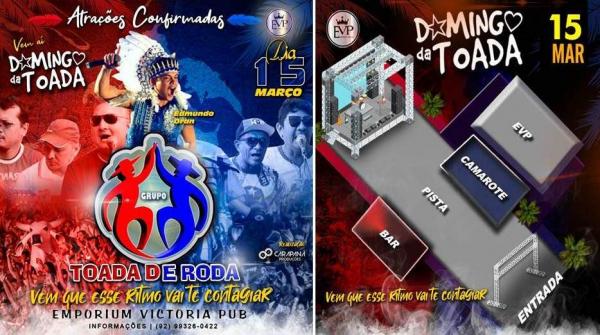 'Domingo da Toada' é neste domingo (15) no Emporium Victória Pub 'Domingo da Toada' é neste domingo (15) no Emporium Victória Pub