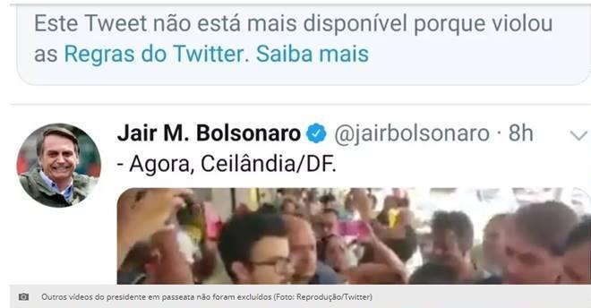 Twitter, Facebook, Instagram deletam posts do clã Bolsonaro Twitter, Facebook, Instagram deletam posts do clã Bolsonaro