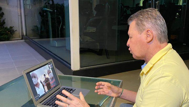 Por videoconferência, Arthur vê avanço de obra e diz que Manaus ganha cara de metrópole Por videoconferência, Arthur vê avanço de obra e diz que Manaus ganha cara de metrópole