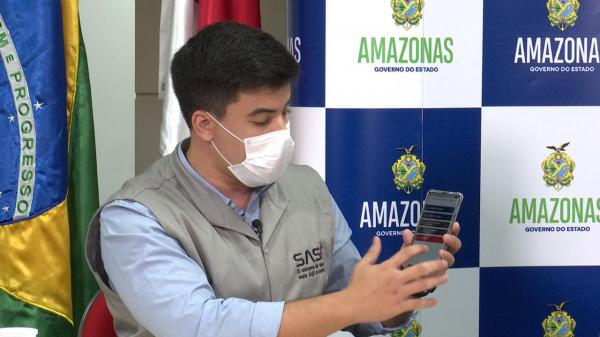 Governo do AM vai monitorar por aplicativo pacientes com Covid-19 em isolamento domiciliar Governo do AM vai monitorar por aplicativo pacientes com Covid-19 em isolamento domiciliar
