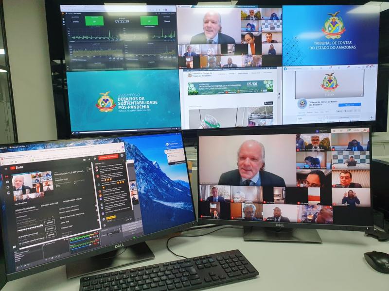 Autoridades nacionais e internacionais discutem meio ambiente pós-pandemia em Websimpósio do TCE Autoridades nacionais e internacionais discutem meio ambiente pós-pandemia em Websimpósio do TCE
